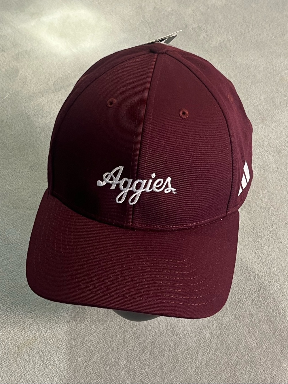 Adidas Texas A&M Aggies Embroidered Adjustable Hat - Maroon / White Cap NWT